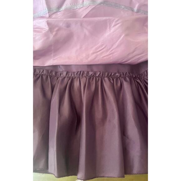 J.Crew Babydoll 100% Silk Party Dress in Lavender Purple Tulle Underskirt sz. 4 - Picture 7 of 8